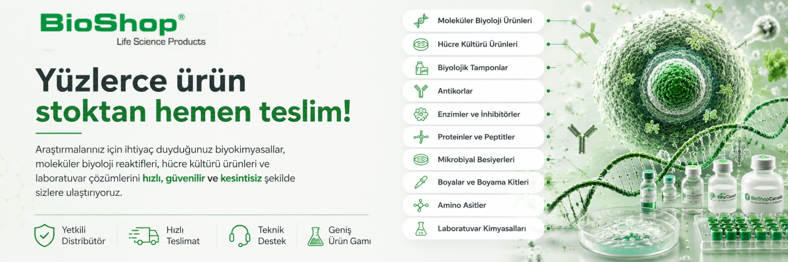 BioShop Canada, BioShop Canada ürünleri, BioSho, BioShop Canada ürünleri, BioShop ürünleri, BioShop Türkiye, moleküler biyoloji reaktifleri, hücre kültürü ürünleri, biyokimyasallar, laboratuvar reaktifleri, mikrobiyoloji ürünleri, DNA/RNA reaktifleri, antikorlar, sitokinler